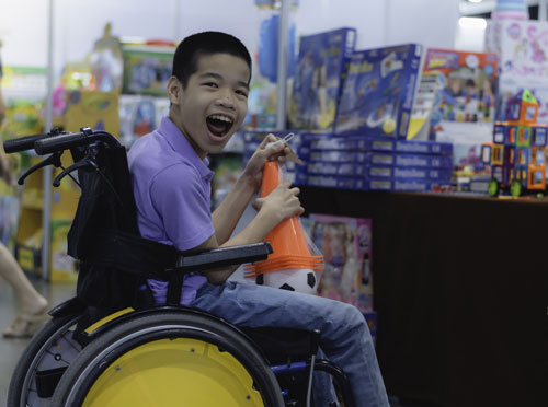 Student at Book Fair